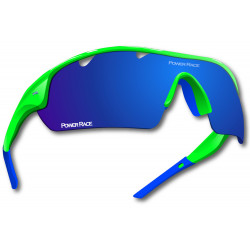 Okulary POWER RACE FALCON | kolor zielono-niebieskie