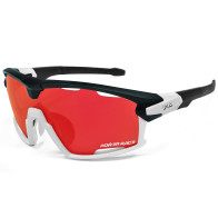 Okulary POWER RACE 15TH | czarno-białe