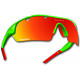 Okulary POWER RACE FALCON | kolor zielono-czerwony