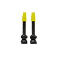 Wentyle presta FV tubeless X-SAUCE aluminiowe czarne 2szt + kluczyk